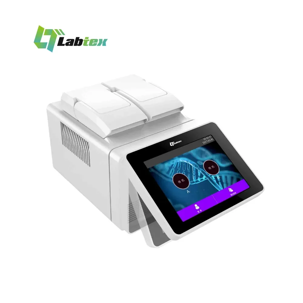 Labtex ثنائي الكتل سوبر التدرج Pcr محلل آلة اختبار الحمض النووي المعدات الطبية مختبر نظام Pcr