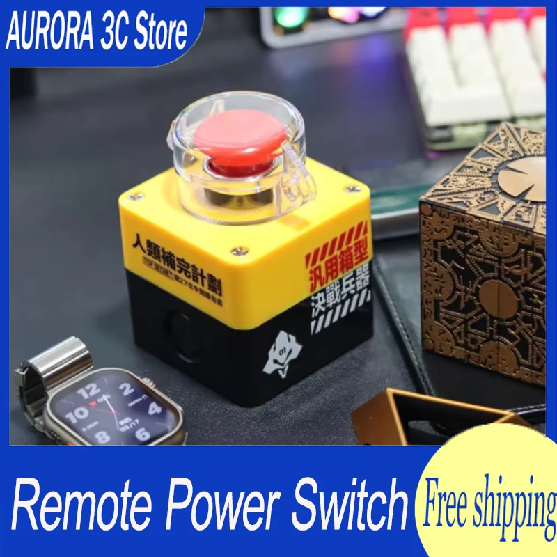 

Remote Power ON/OFF Switch For Desktop Computer Power Button Wireless PC Motherboard Boot Button Gaming Room Decoration Gamer