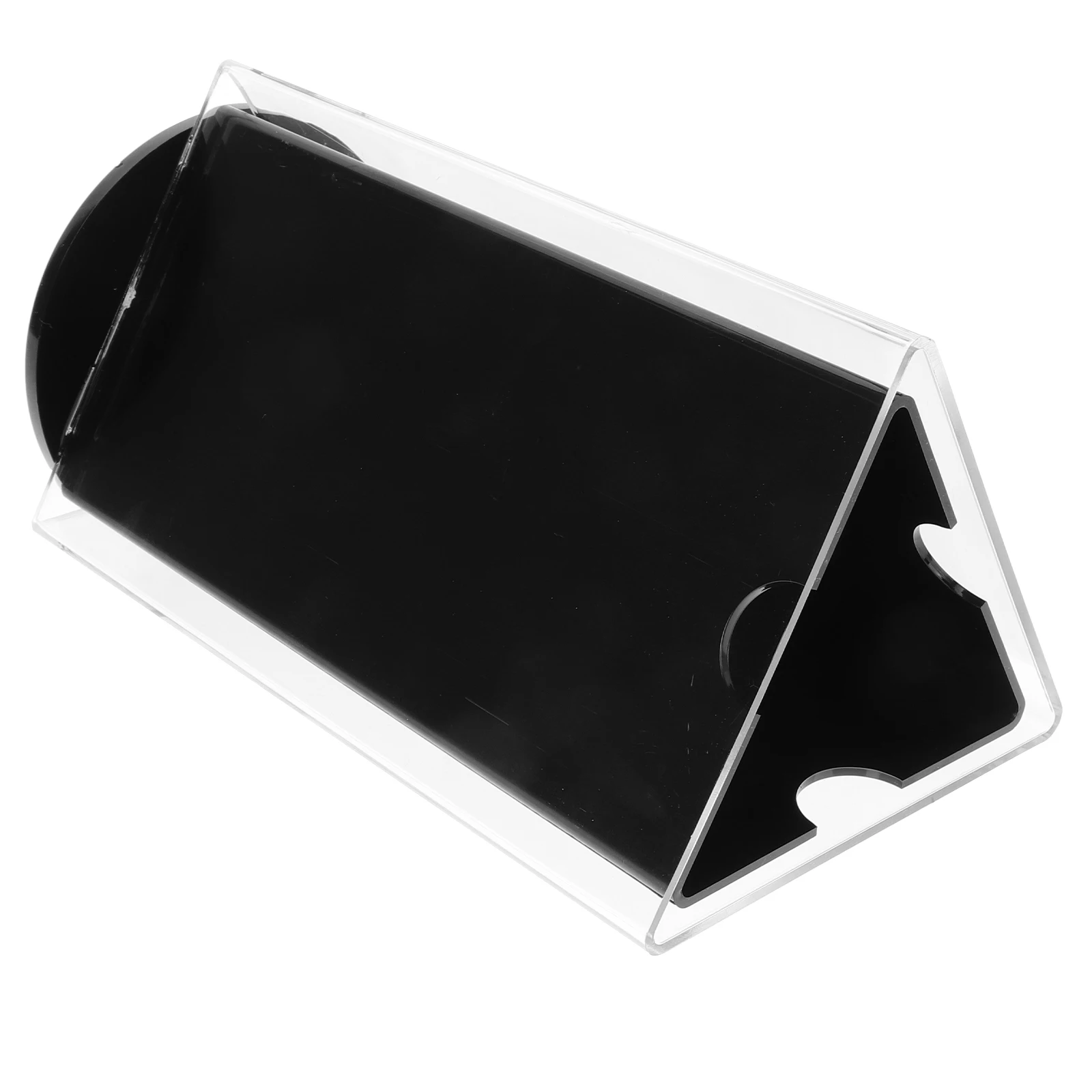 Drehbarer Tischkarten-Acryl-Displayständer, transparenter Menühalter für Schreibtisch, Papier, Schilder, Preise, Menüs, Getränkemisten, kommerzielle Nutzung