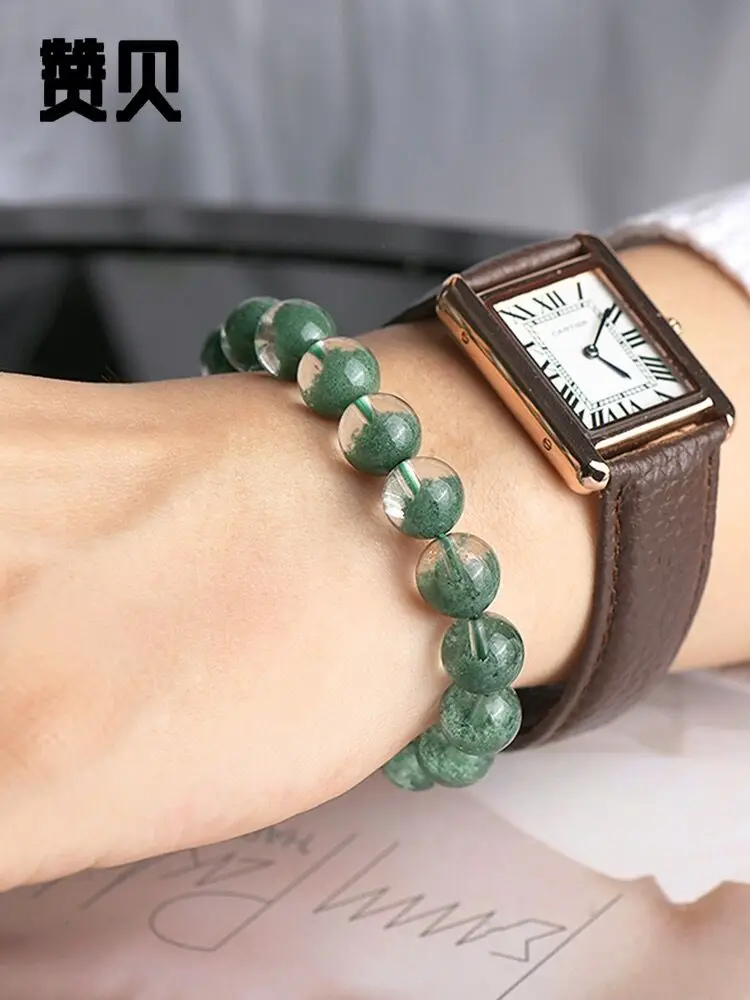 Natural Chorite Crystals Cornucopia Pyramid Green Crystal Preferred Bracelet for Elders