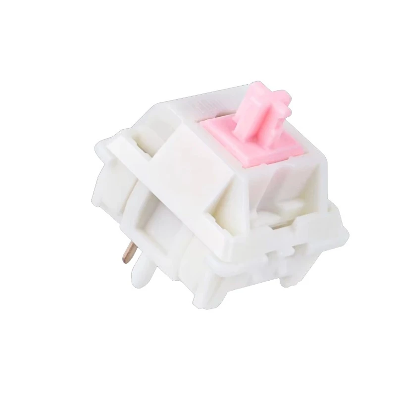 EPOMAKER Roseveil Switch 30 Pieces Silent 5-Pin 32gf Pre-lubed Linear Switches with LY Stem Compatible with MX Structure Keycaps