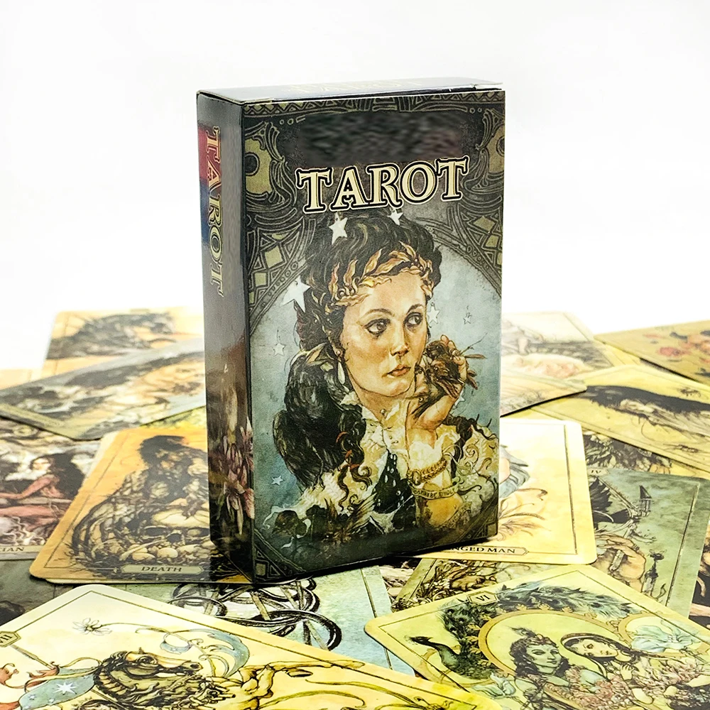 

New Tarot Cards A 78 Deck Oracle English Visions Divination Edition Borad Playing Games Party Card Games For Family and Friends