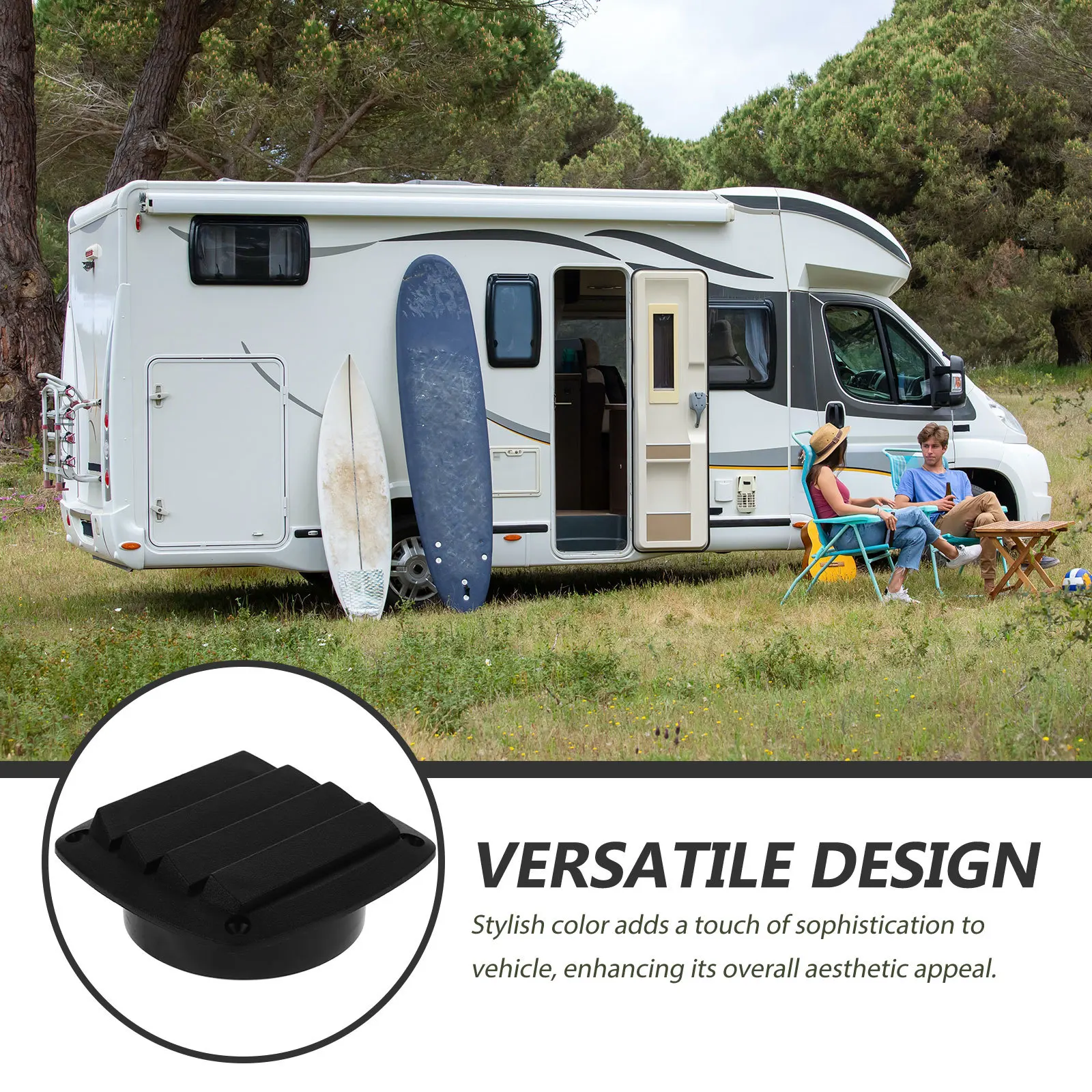 

Nylon Boat Vent Waterproof Air Vents for Marine Rv Boats Yachts Recreational Vehicles Durable Easy Install Stylish Black Finish