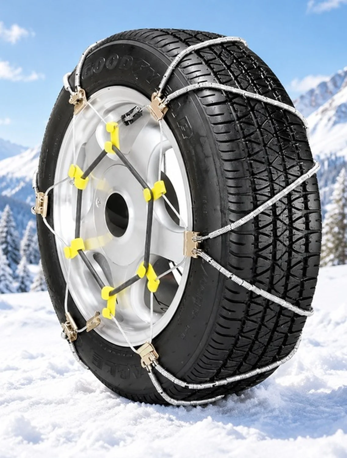 SZ343 Shur Grip Super Z Passenger Car Tire Traction Chain - Set of 2
