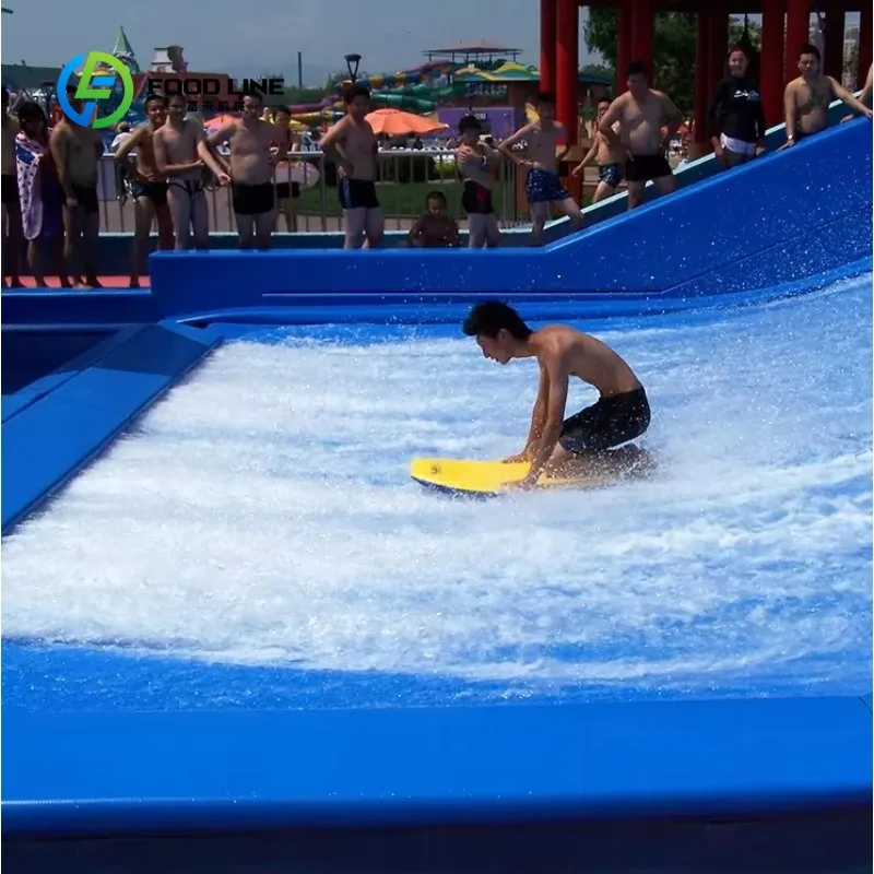 Professional High Quality Surf Flow Rider Surf Simulator Customized Summer Wave Pool Water Park Amusement Equipment