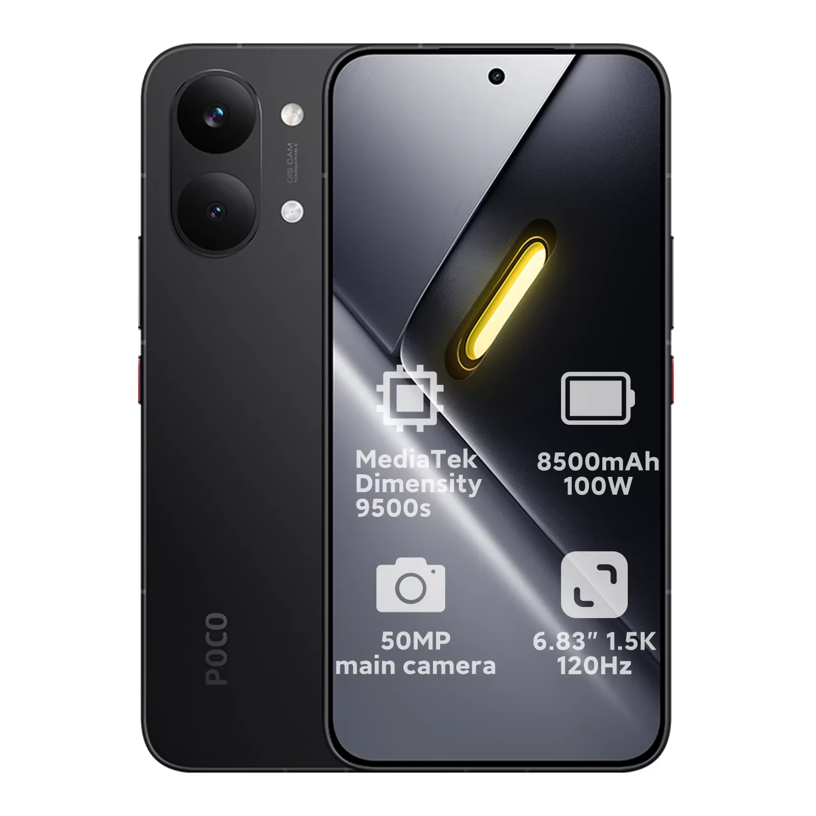 Globale versie POCO X8 Pro Max Dimensity 9500s Smartphone 8500mAh (typ) 100W HyperCharge 6.83" 1.5K 120Hz IP68 POCO Mobiele telefoon