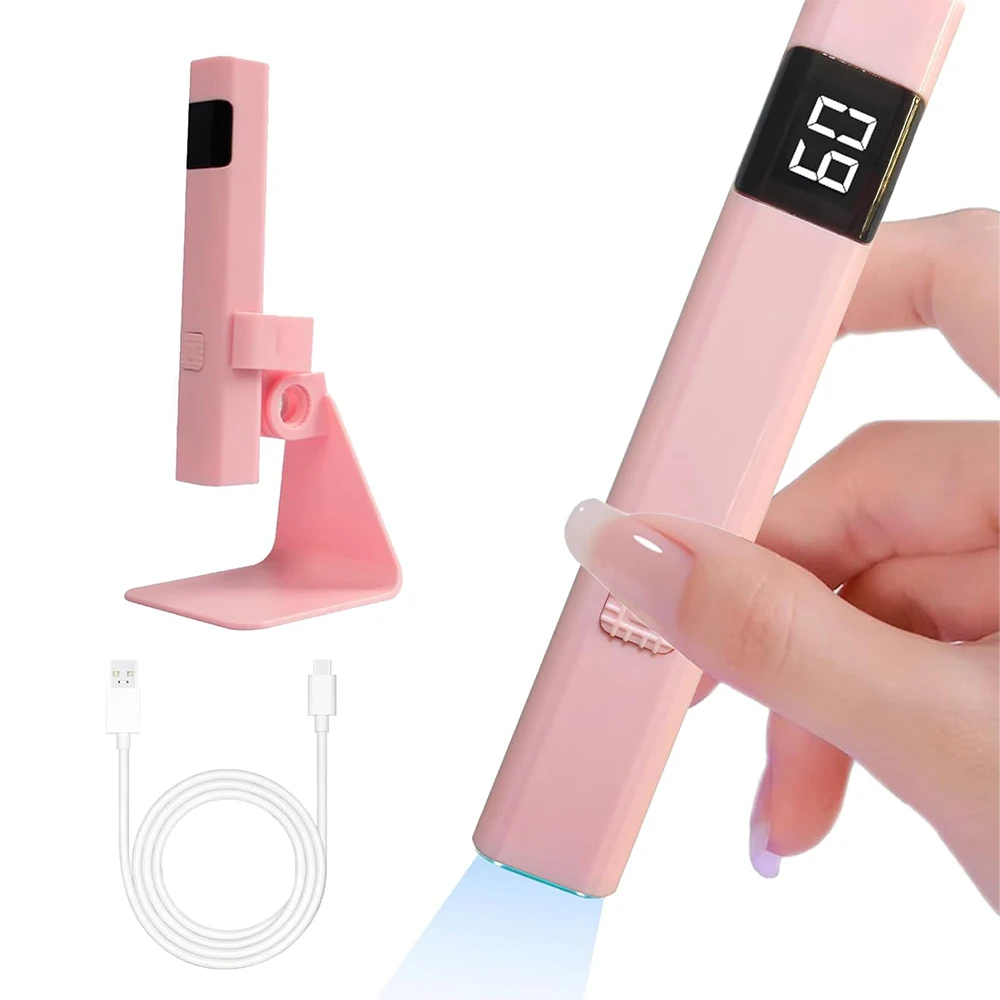 LINMANDA lumière UV portative pour ongles en Gel Mini sèche-ongles LED Portable avec écran LCD avec 3 minuteries lampe à ongles 3W pour un durcissement rapide