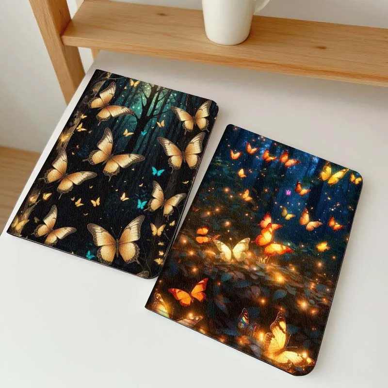 

Luminous Art Butterfly Deer Gift For Samsung Galaxy Tab A7 A A8 A9 A11 S6 S11 10.1 10.4 10.5 Inch Lite PLus Soft Tablet Case