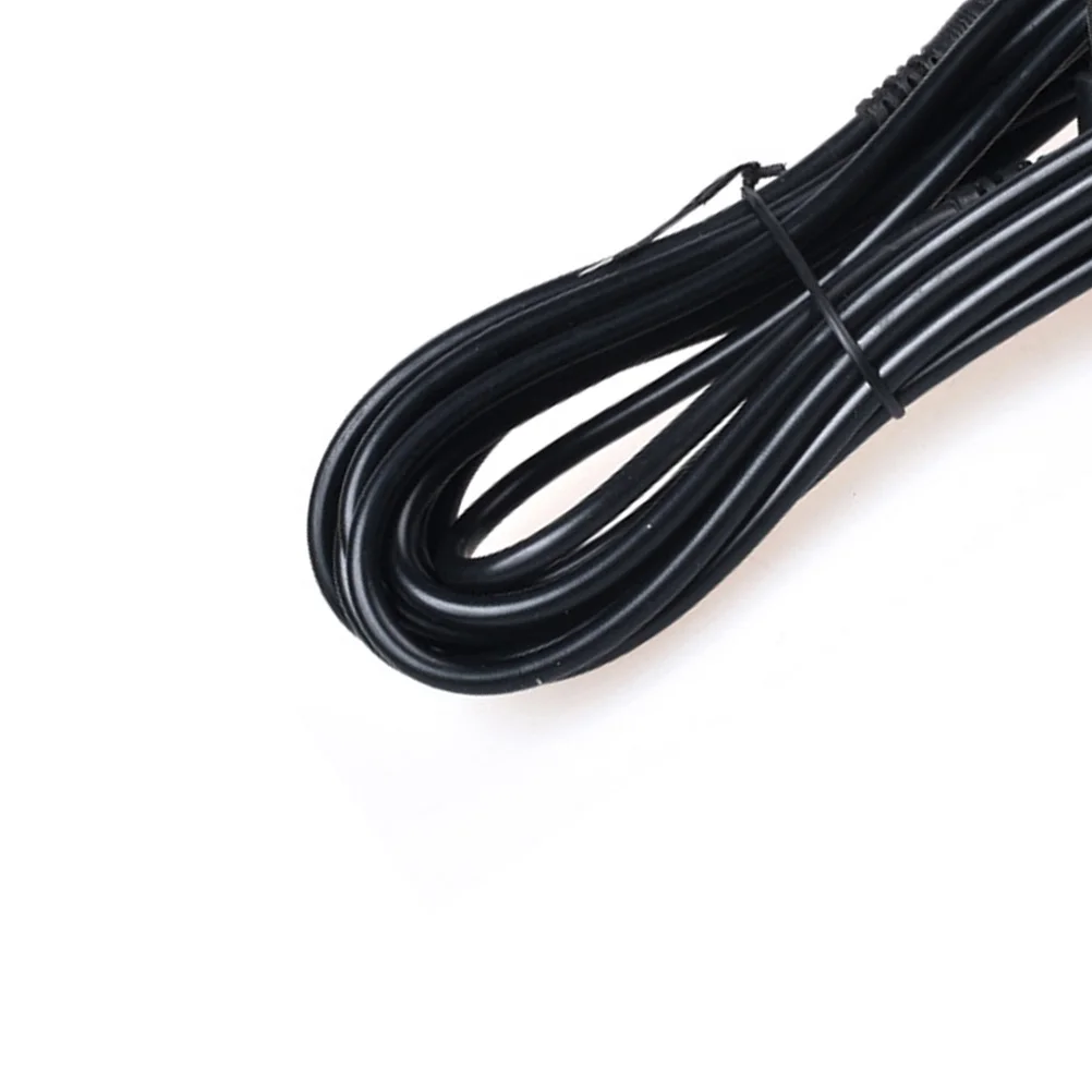 

Guitar Cable 5m 6.35mm Straight to Right Angle Black Durable Plastic Coverage for Electric Acoustic Bass Instruments