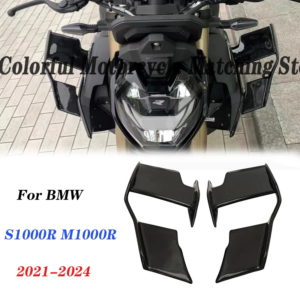 

Motorbike Fixed Wing For BMW S1000R M1000R 2021 2022 2023 Motorcycle Fairing Parts Side Aerodynamic Wing Spoilers Hot Selling