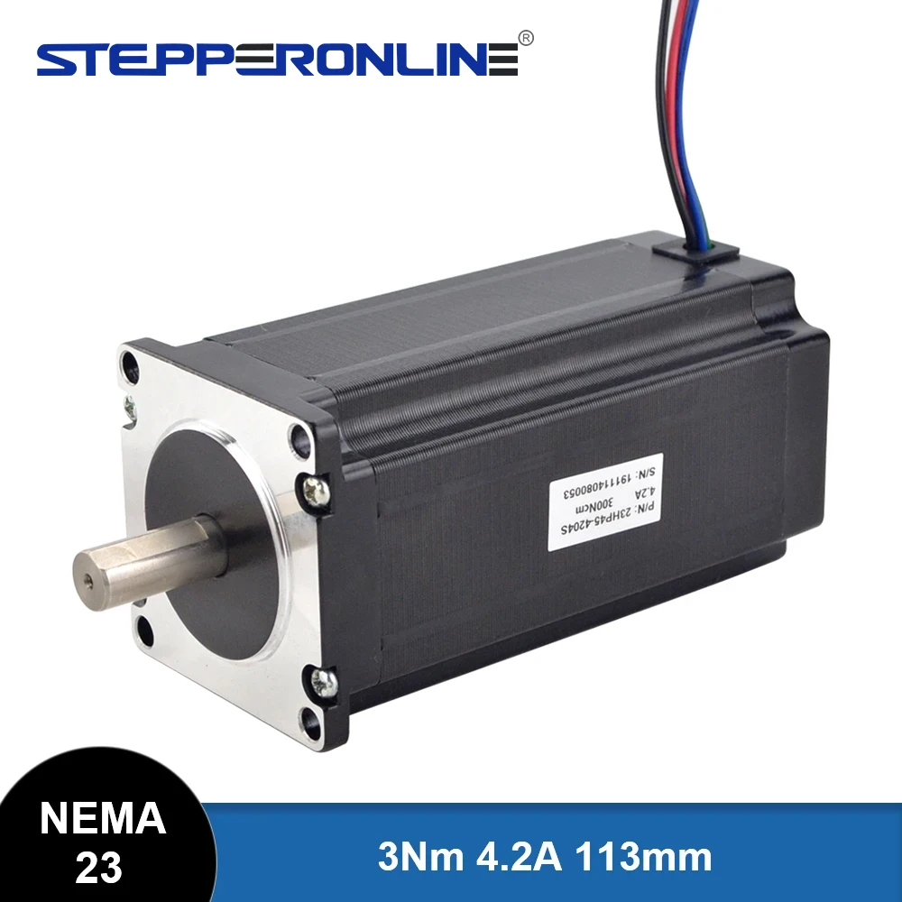 Nema 23 Stepper Motor Bipolar 3Nm 4.2A Nema23 Stepper Motor 57x57x114mm 4 Wires Stepper Motor CNC