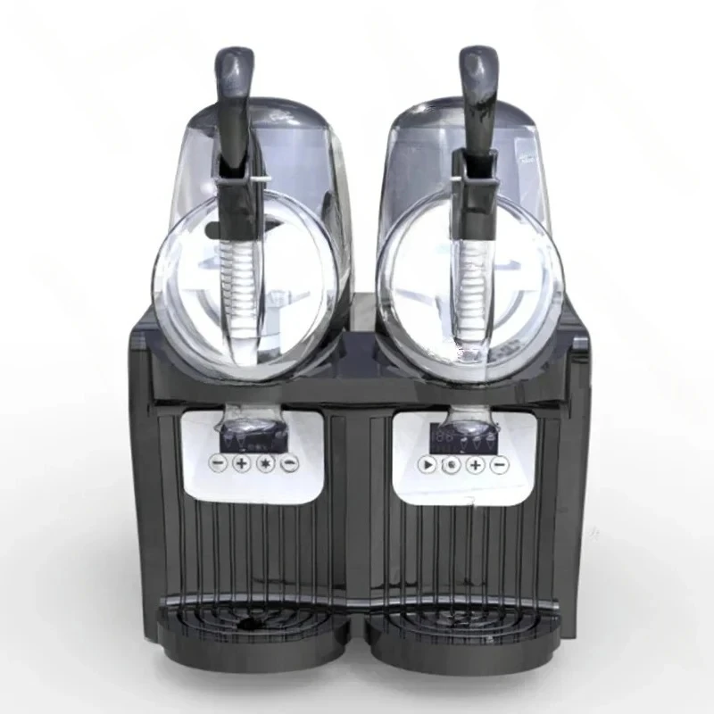

Commercial Electric Slushy , 2.5L X 2 Double Tank, Automatic Slush Maker, Frozen Drink, Snow Melting Machine, 950W
