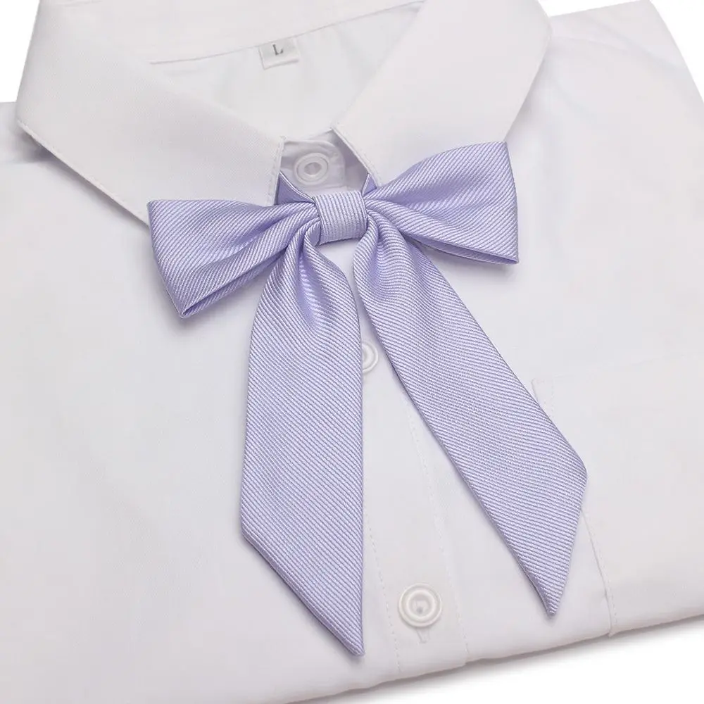 

Chic Solid JK School Uniform Twill Weave Business Students Bow Tie Korean Style Cravat Necktie Women Bow Tie