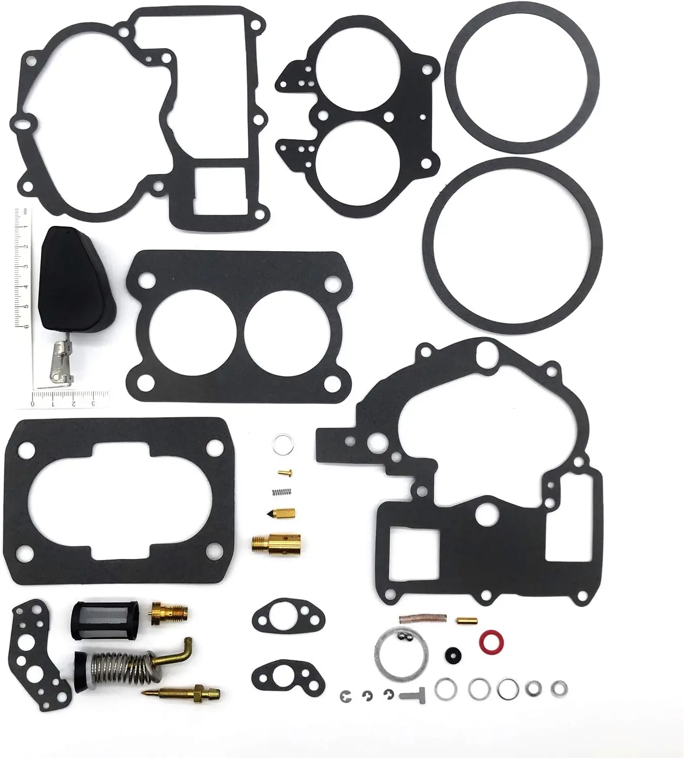 3302-804844002,19032C Complete Carburetor Kit with FLOAT for Mercruiser Marine 2 Barrel 3.0L 4.3L 5.0L 5.7L Engines
