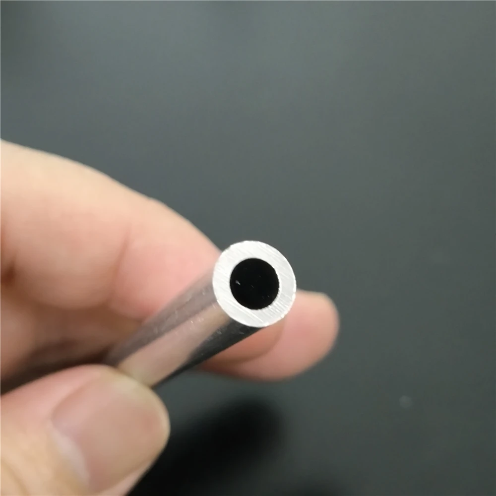 Length 100/200mm 4*6mm 5*8mm Aluminum Pipe Metal Hollow Circular Tube For Transmission Shaft Aircraft DIY Model DropShipping