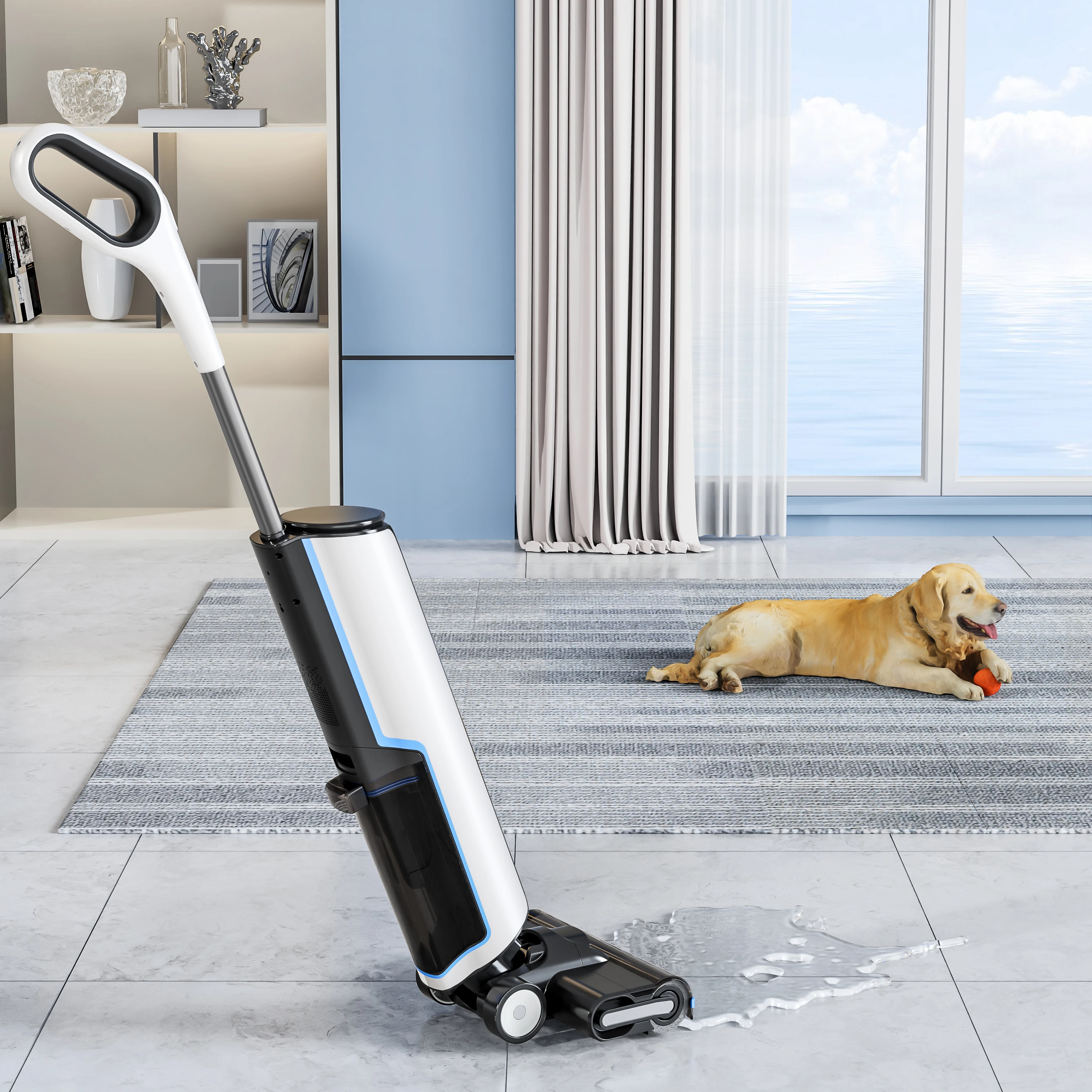 Hard Floor Washing Washer Upright Cordless Wireless Vacuum Cleaner Wet and Dry Cleaning Machine