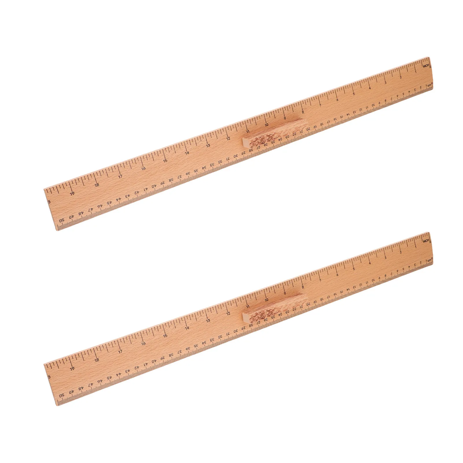 

Набор из 2 деревянных измерительных линеек с двойной шкалой для студентов, учителей, шитья, кройки, рукоделия, тканевых материалов и инструментов для класса