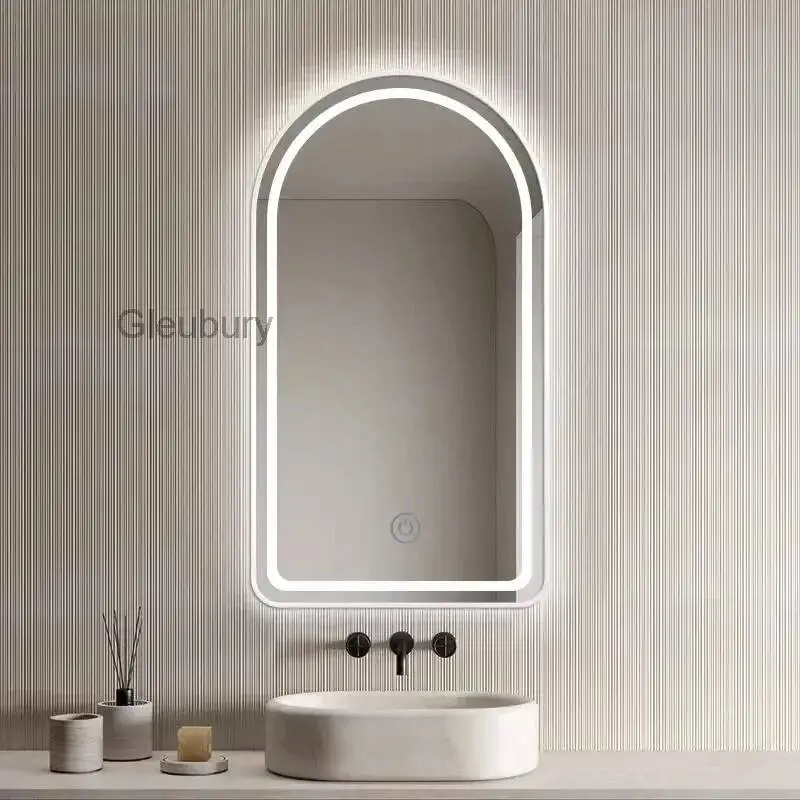 Decorative Round Room Mirror Living Metal Wall Mirror Minimalist Design Safety Glass Multiple Sizes Modern Home Spiegel Decor