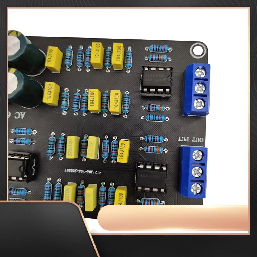 

2Pcs 2 Way Active Crossover Filter Treble Bass Audio Speaker Frequency Divider With NE5532 Pre-Chip For Modified Audio