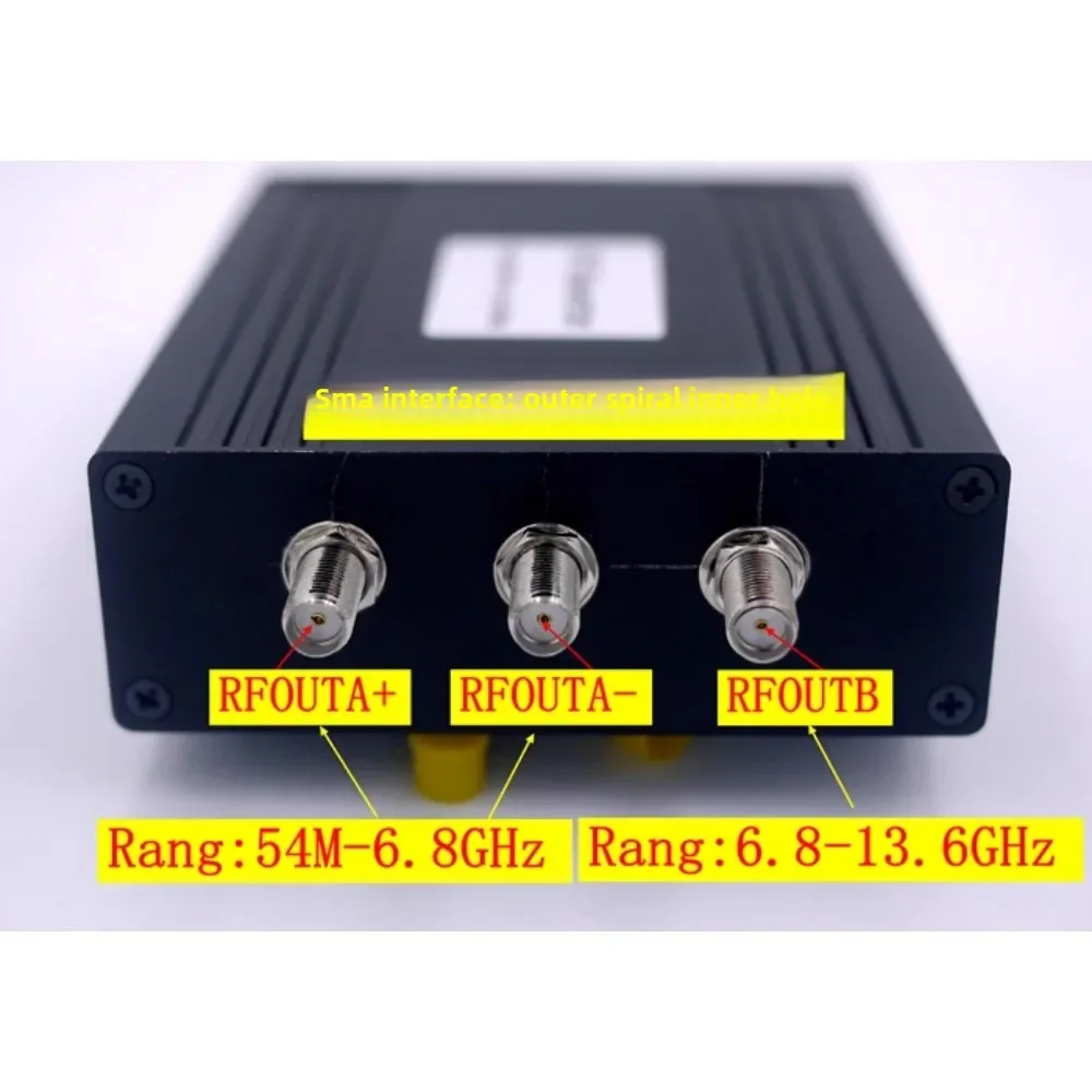 SmCpNew OLED Digital ADF5355 54M-13.6GHz RF Generator Frequency Source Moudle