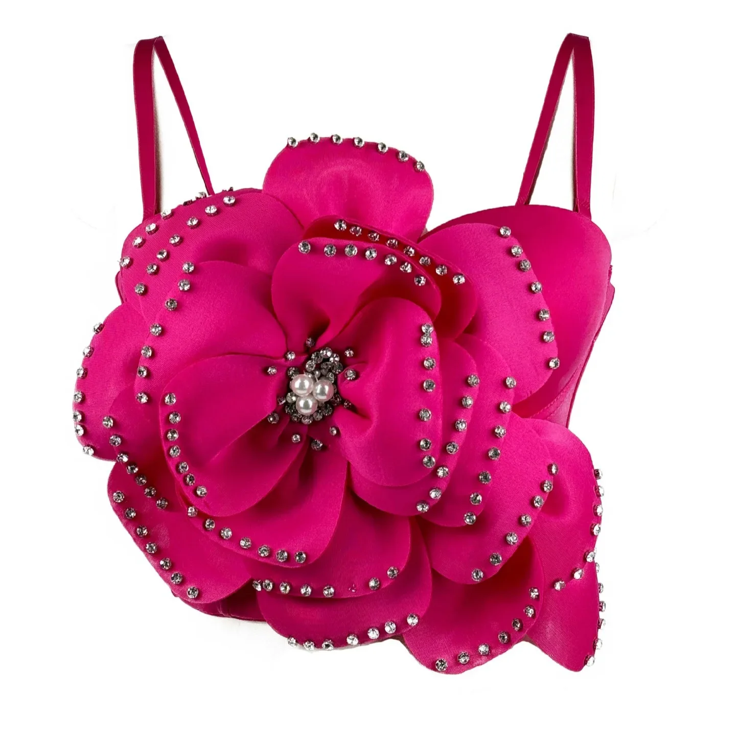 

Camisole Top Women Flower Tierred Embroidered Flares Stretch Tanks Camis 2025 Summer Sexy Backless Sleeveless Club Sling Tops