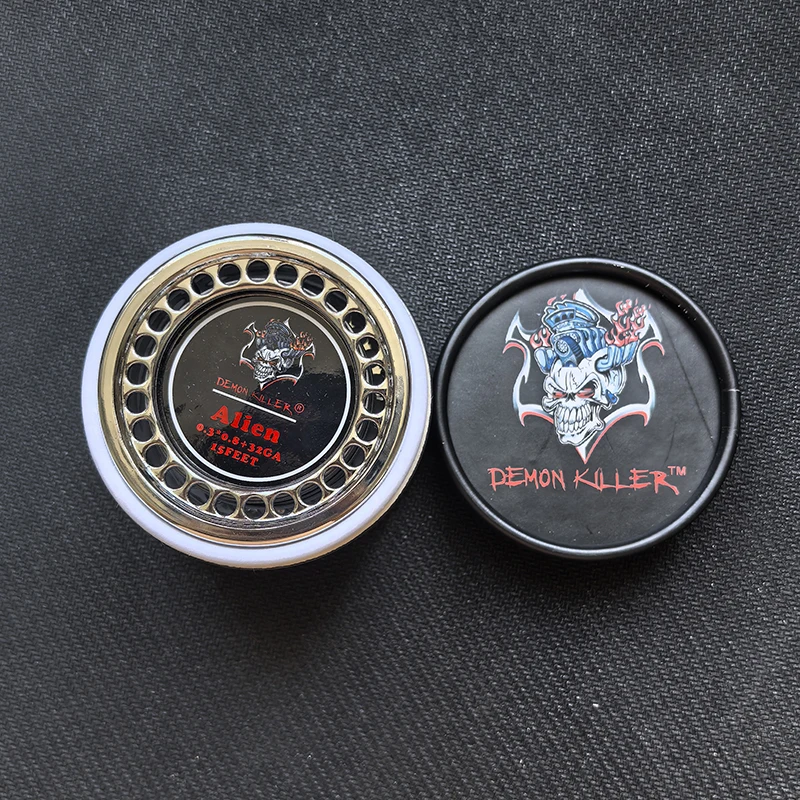 Cable plano Alien Clapton de 32G y 15 pies para atomizadores RDA y RBA reconstruibles, ideal para bobinas DIY y accesorios de vapeo.