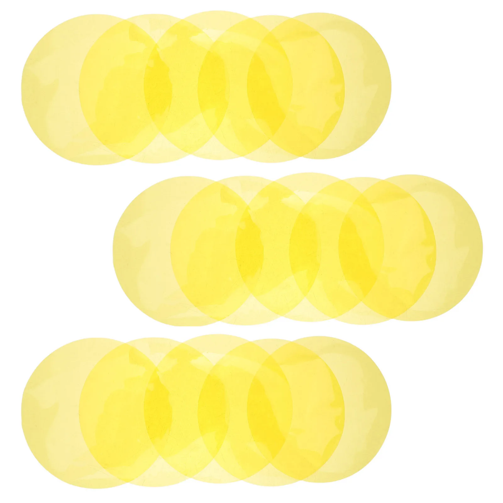 

15Pcs Round Color Filter Correction Film Gel for Lamp Headlight Transparent Light Filter Sheets Colored Sheets