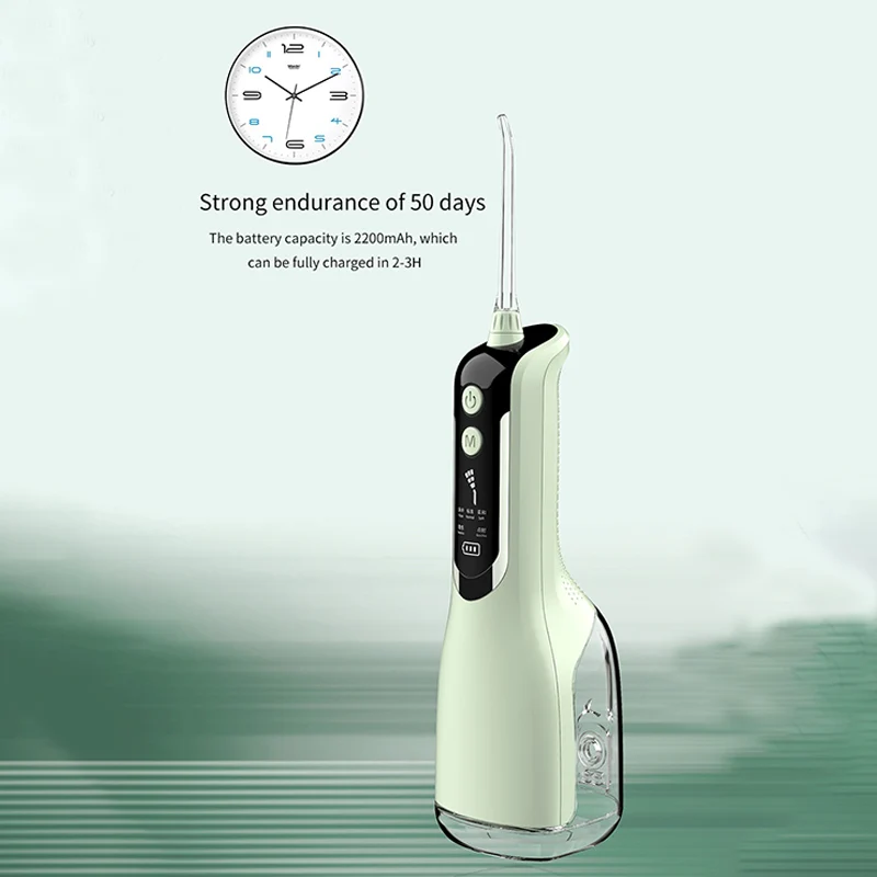 Xiaomi Youpin ฟัน Oral Irrigator อัจฉริยะ Jet Flosser น้ำผิวขาว USB ชาร์จ330Ml 5โหมดกันน้ำทันตกรรม Irrigator