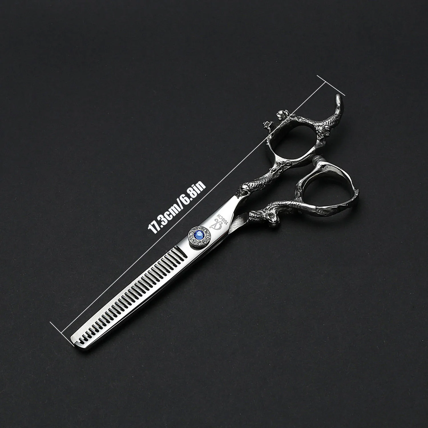 1pcs Dragon Handle Haircut Scissors, Hair Cutting Sicssors, Hair Thinning Shears, Barber Hairdressing Tools