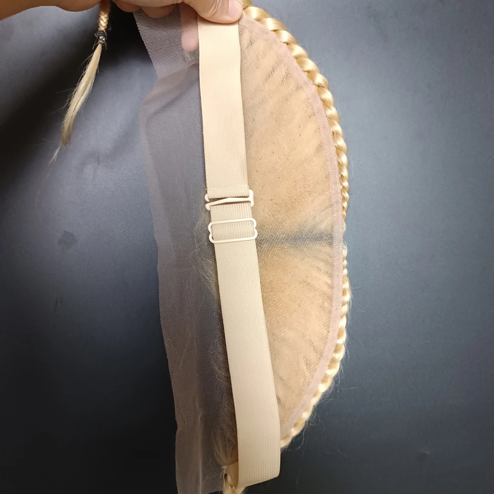 10 12 дюймов 13x4 блондинка 613 прозрачные кружевные фронтальные с косами человеческие волосы средняя часть предварительно выщипанные бразильские девственные волосы