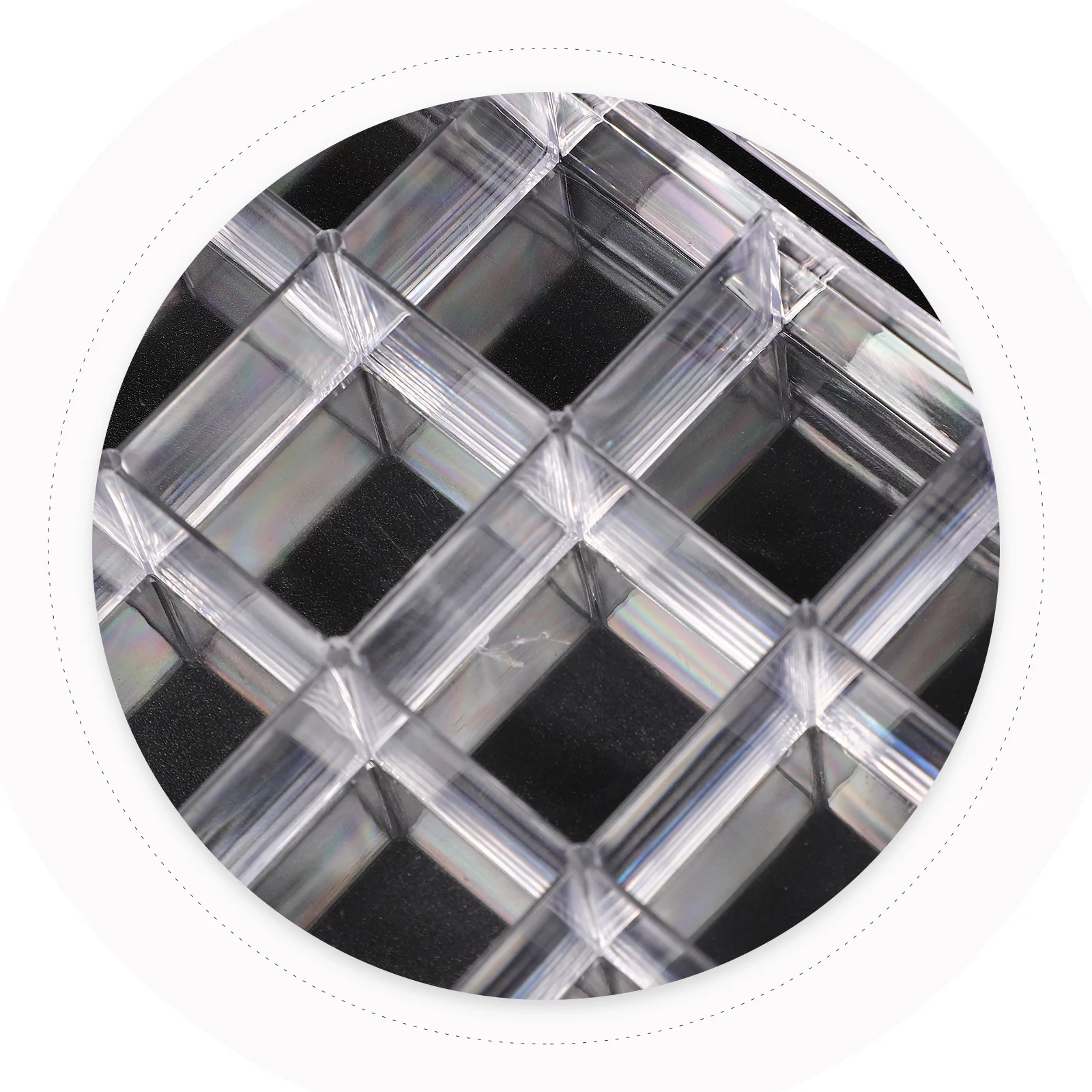 

1pcs Transparent Storage Box 18-Compartment Organizer For Earrings Jewelry Beads Nail Art Accessories Desktop Container Case