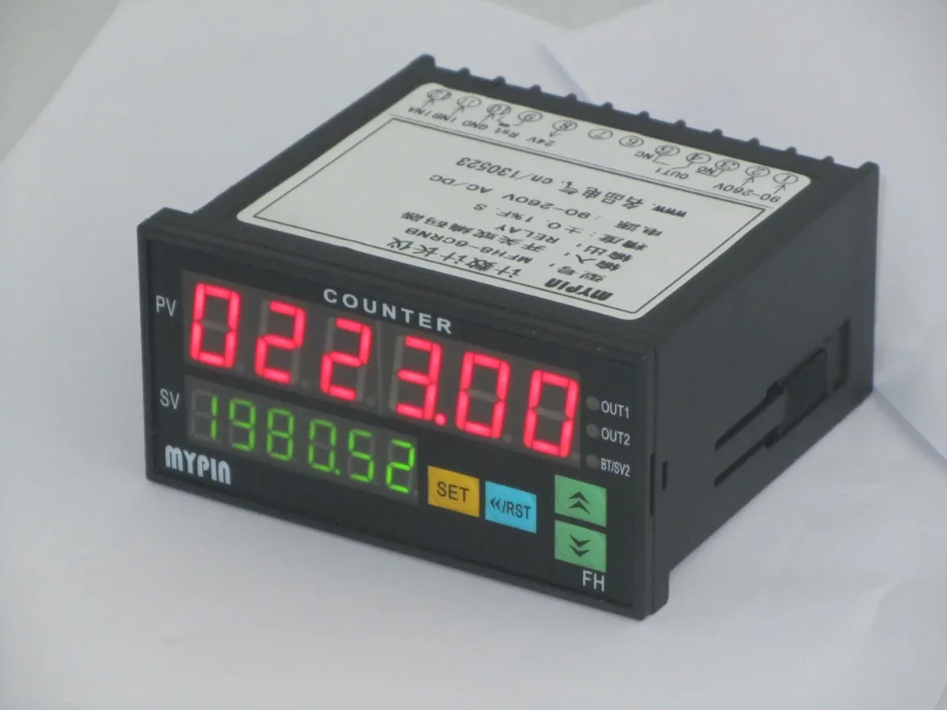 

Factory direct sales FH8-6CRNB series intelligent dual digital display meter counter