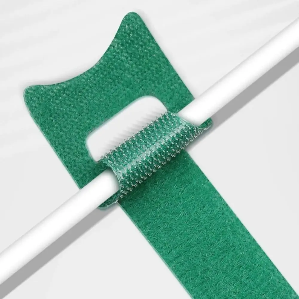 50 Pcs Straps Nylon Fastening Cable Ties Cord Organizer Wire Ties Adjustable Cord Ties Hook Loop Reusable Cable Management