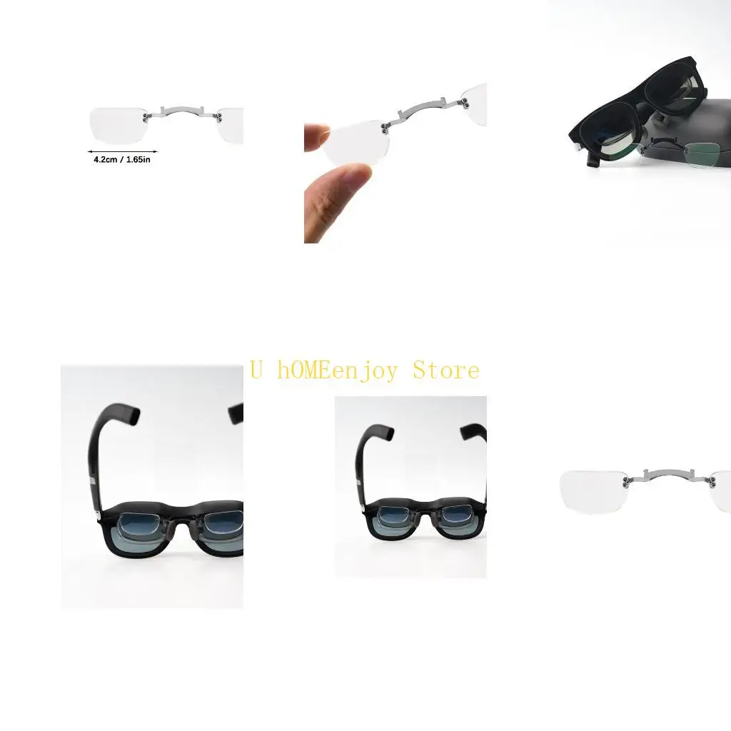 B0KF Prescription Glasses Frame For VR Headsets With Detachable Front Panel And Optimized Lens Positioning For Enhanceds Comfort