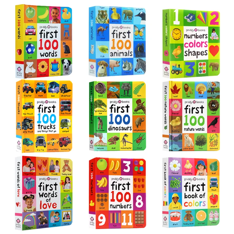 Enlightenment Cognition 100 Word , Visual Development , Vocabulary Building, Preschool Literacy Learning, Bedtime Reading Book