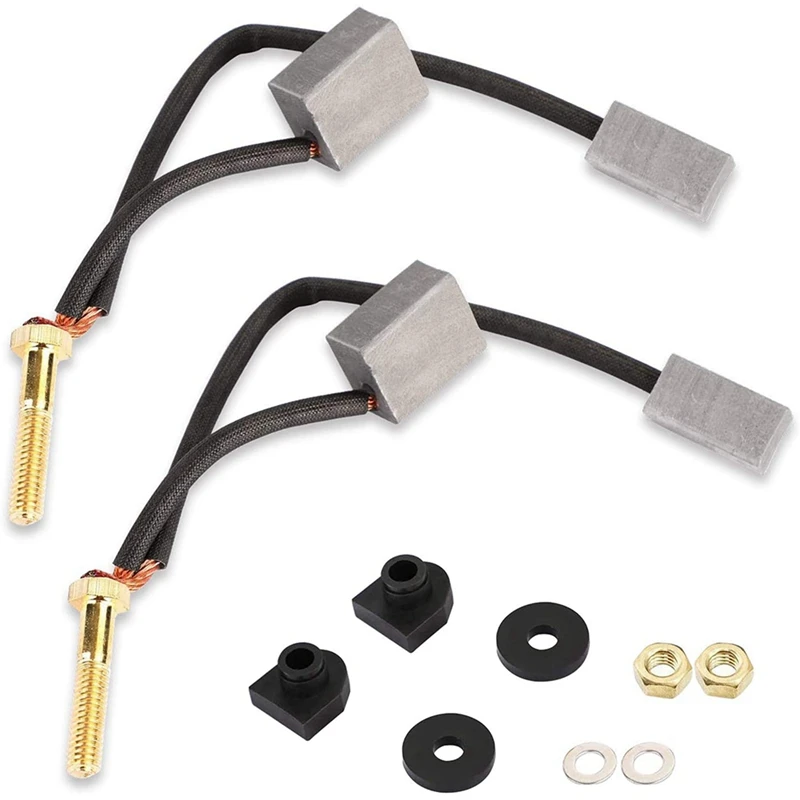 

2 Set Golf Cart ADC Motor Brush Kit With Hardware For Club Car 1021862-01 EZGO Electric 73120-G25