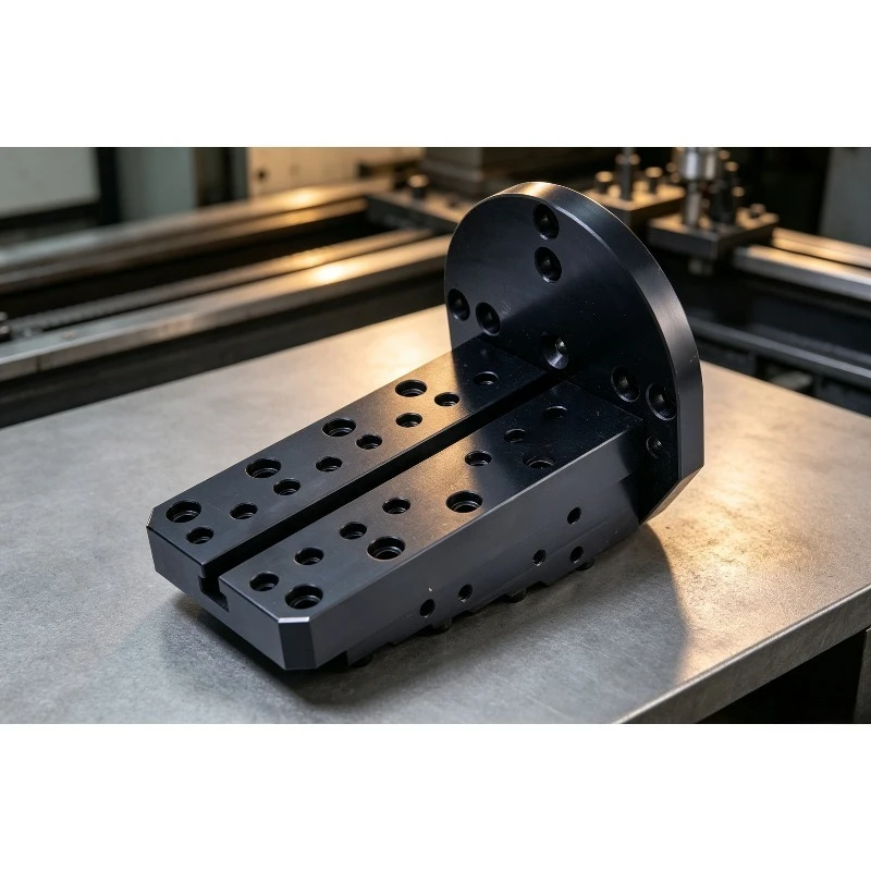 Four Axis Bridge Plate L Type Fixture T-Slot Adjustable Mounting CNC Machine Tool Accessory High Precision