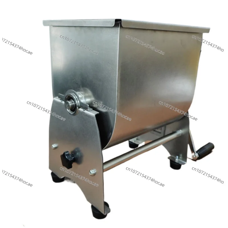 22 large capacity meat and vegetable mixer, stainless steel meat product mixer, flip type manual filling mixer