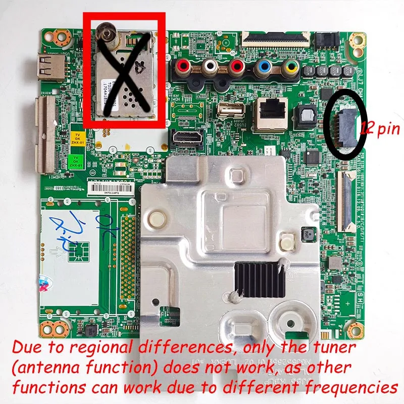 Placa base de TV EAX67166104, para 65UJ6300, 65UJ632T, 65UJ620V, 60UJ630V, 65UK6100, 65UJ634V, 60UJ6300, EAX67166104 (1,0)