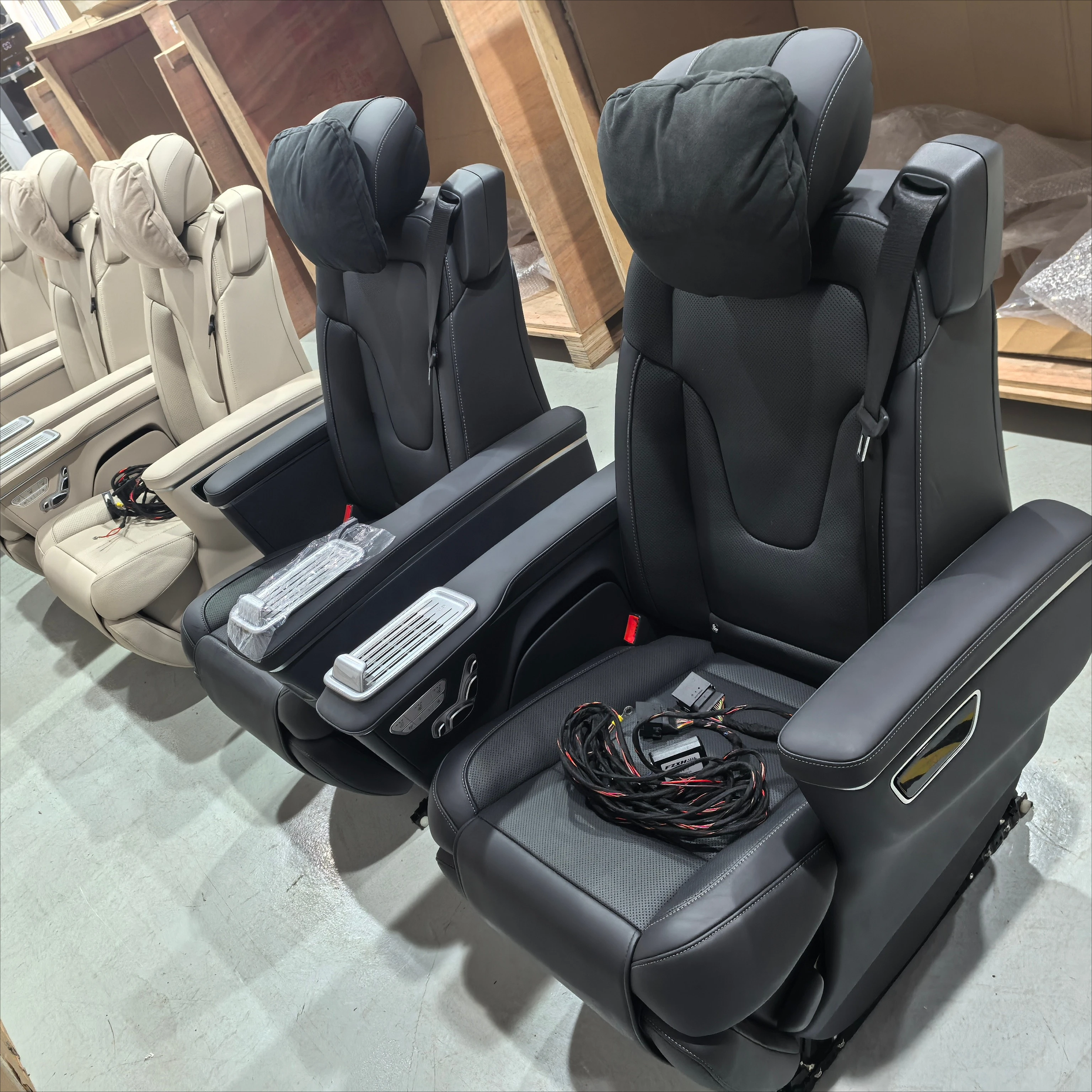 2025  New Style V Class W447 OEM V260 Seat for High Quality V CLASS W447 Vito V260 Car Original Seats Black and Rice Color Seat