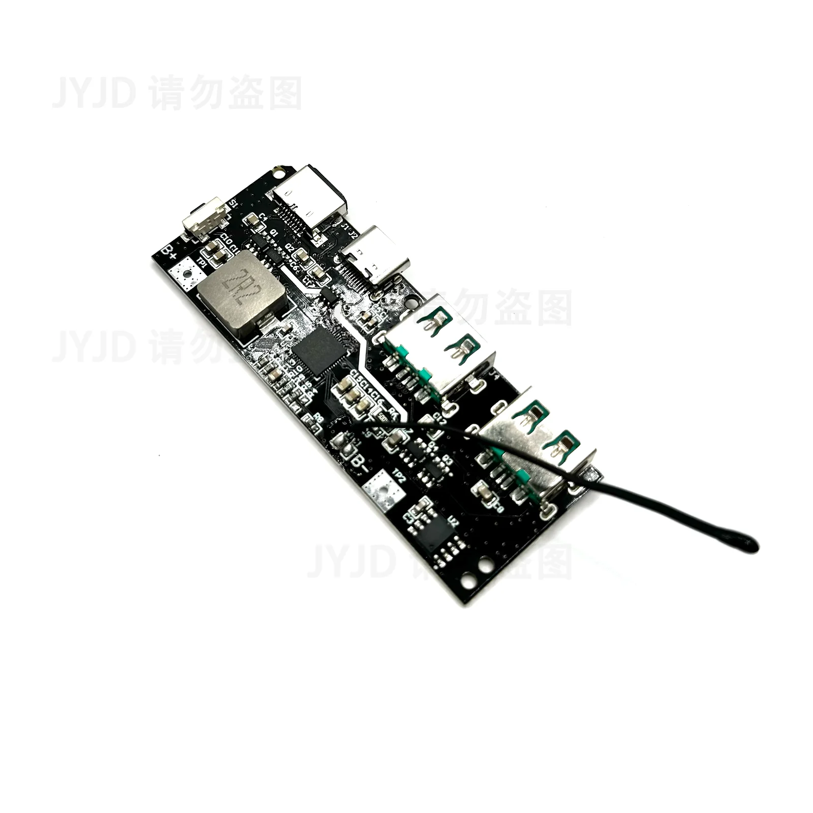 QC4.0 QC3.0 LED Dual USB 5V 4.5A 22.5W Micro/Type-C USB Mobile Power Bank 18650 Charging Module Temperature Protection