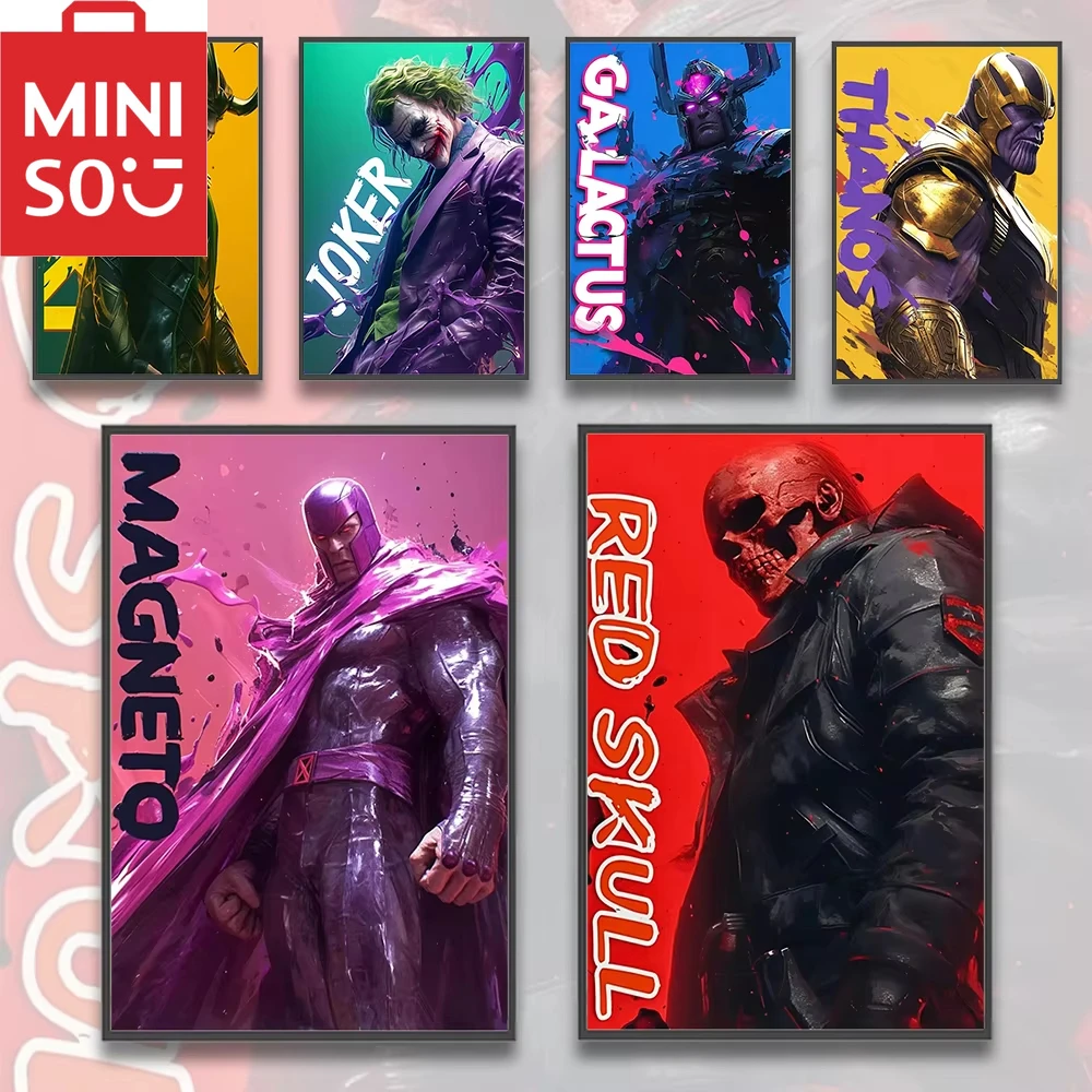 

MINISO картина маслом по номерам Marvel Мстители фильм рисунок холст DIY картины по номерам домашний декор
