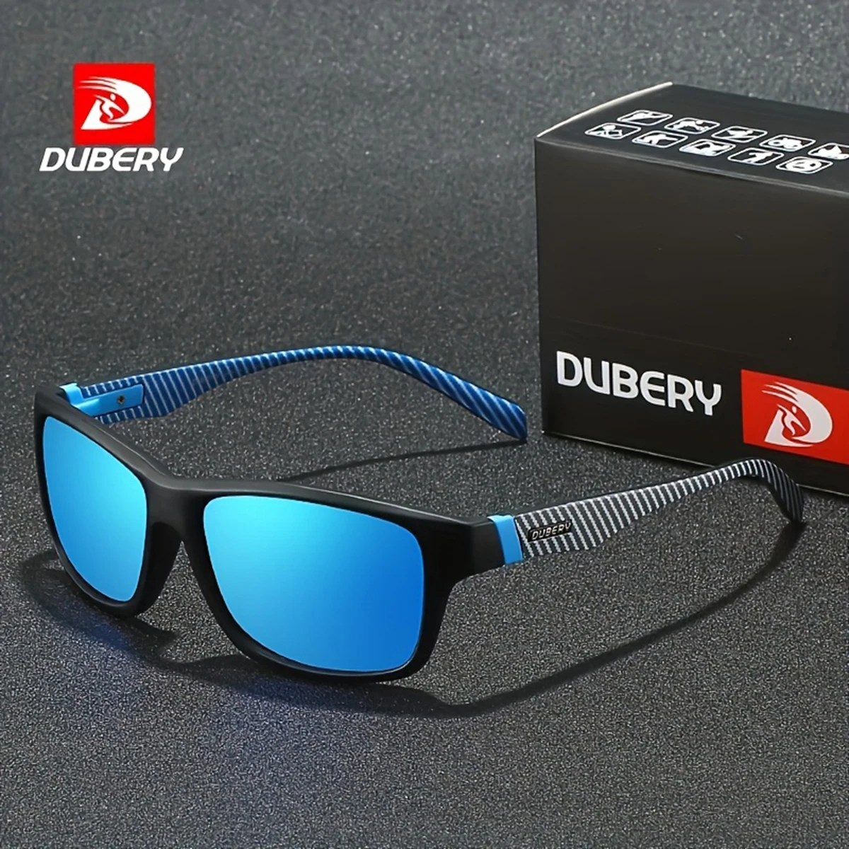 

Солнечные очки DUBERY поляризационные UV400 для мужчин и женщин, 8 цветов, модель 732