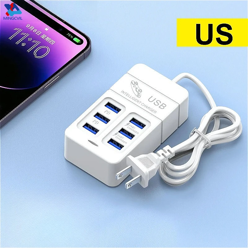 6-Port Fast-Charging Docking Station 4