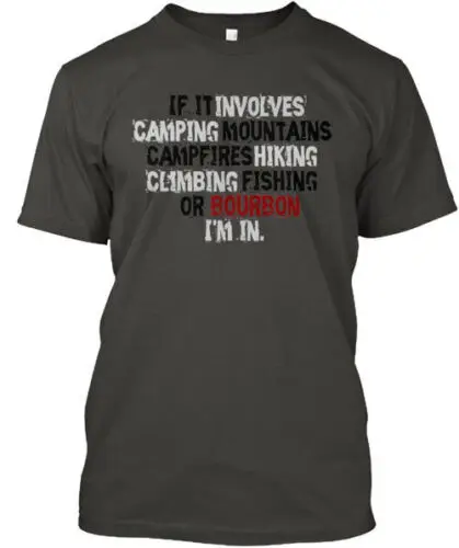 

Are You In Bourbon T-Shirt Made in the USA Size S to 5XL