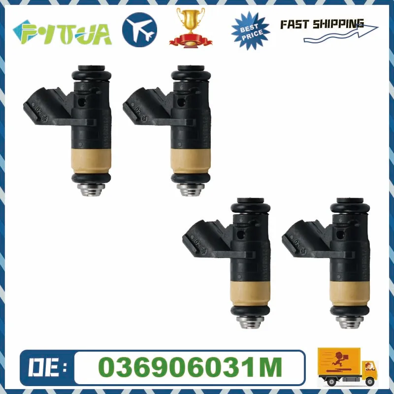 

4 шт. топливная форсунка 036906031M для VW Polo для Seat Ibiza IV 1.4L 2002-2007 для Skoda Fabia 6Y 036 906 031 M