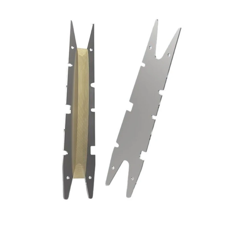 Woodworking Fishing Line Plate Stainless Winding Line Board Storage Wrap Holder Steel tile worker winding board