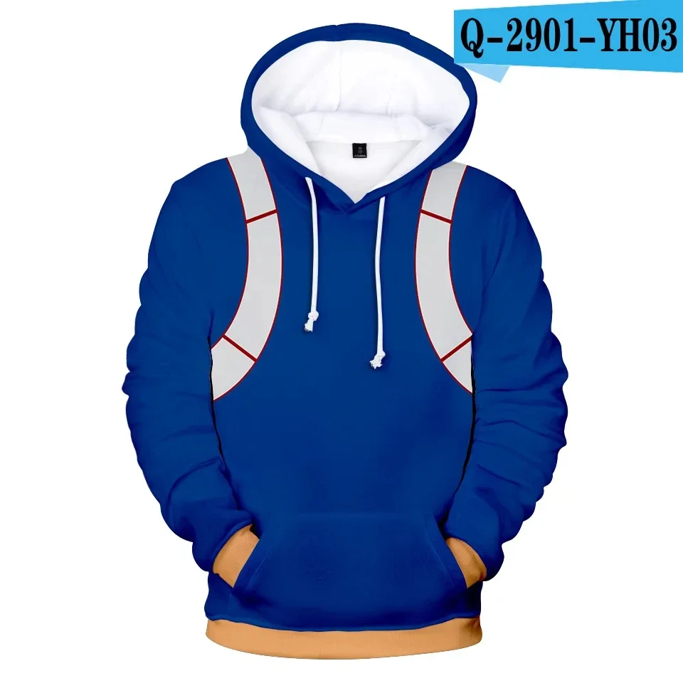 My Hero Academia Midoriya Izuku All Might Cosplay Kostüm Schuluniform Boku No Hero Academia 3D-Druck Herren Hoodies Sweatshirts – Detail 6