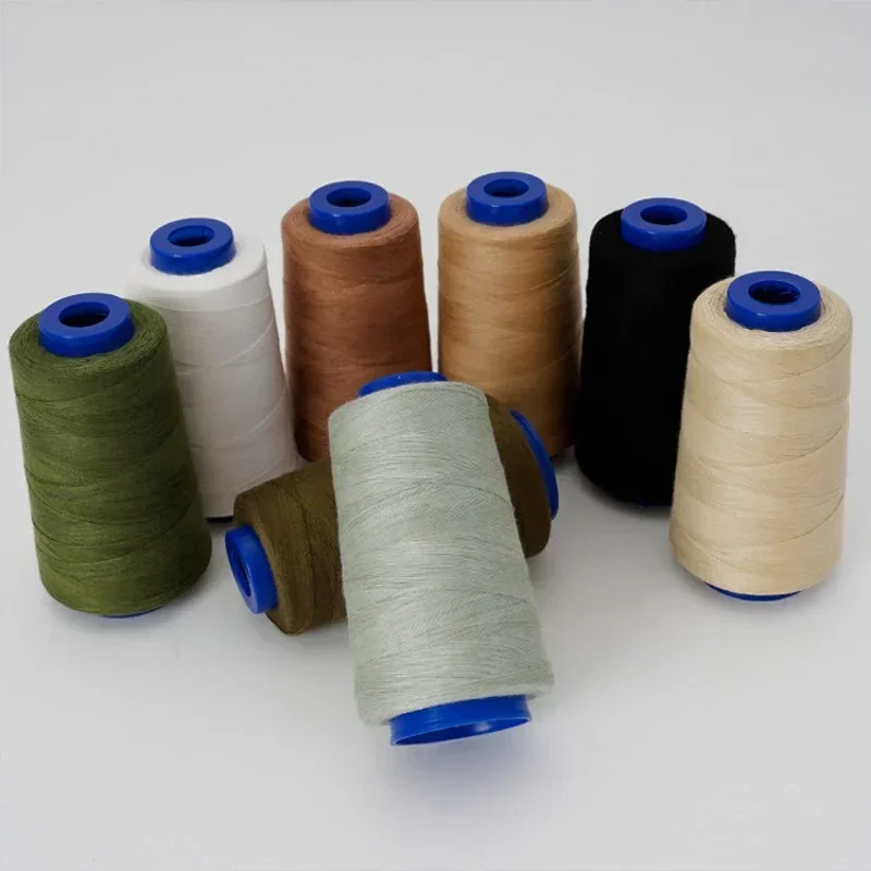 

203 склеенная полиэфирная водонепроницаемая нить 1000 ярдов — сверхмощная швейная нить для производства морских/наружных/настолов