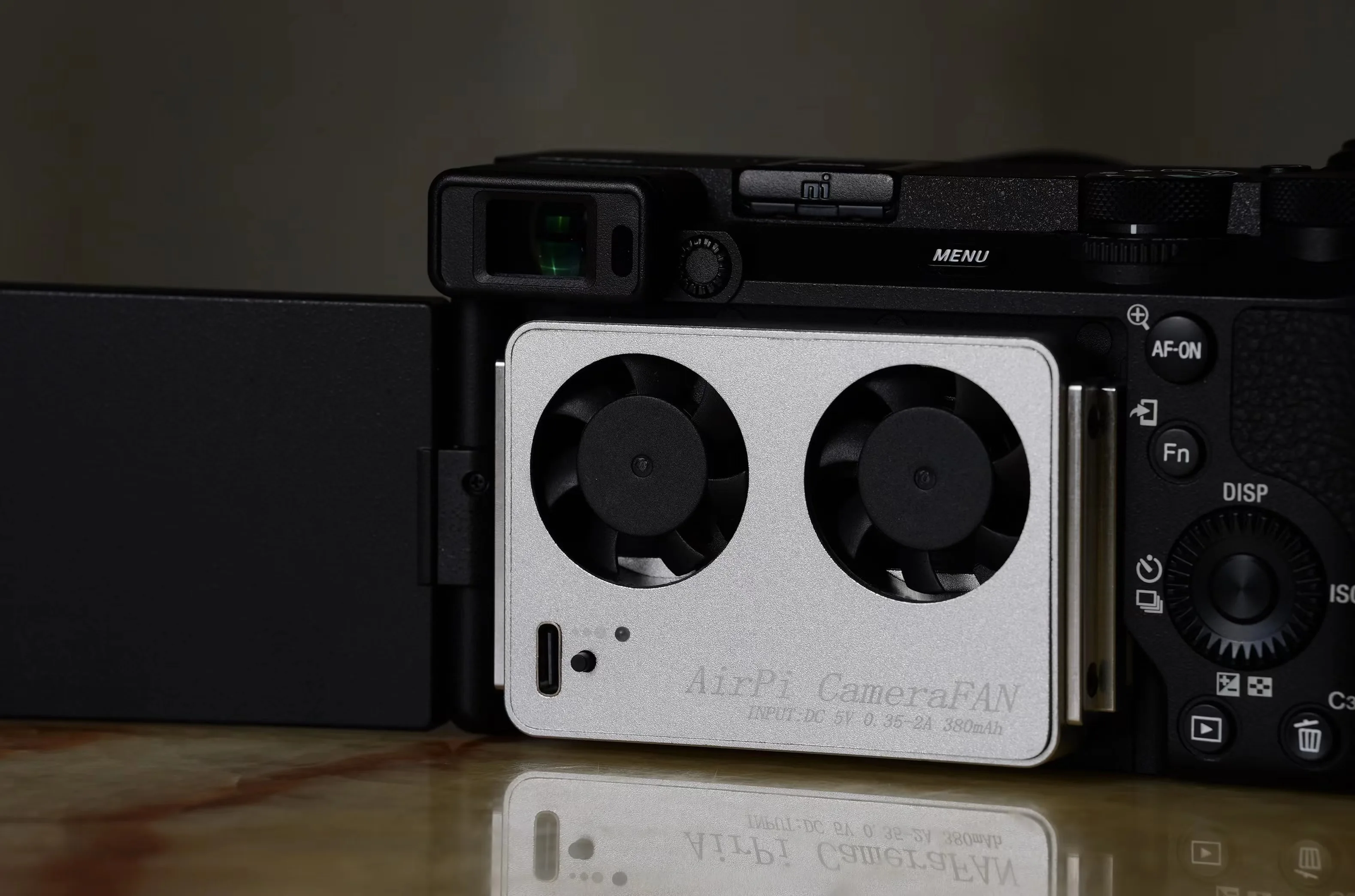 Ultra-silence Live Broadcast Camera Cooling Fan Radiator 4K Recording Kit Heat Sink for a6700 ZVE1 A7M4 A7S3 R5 R6 XT4 A7C